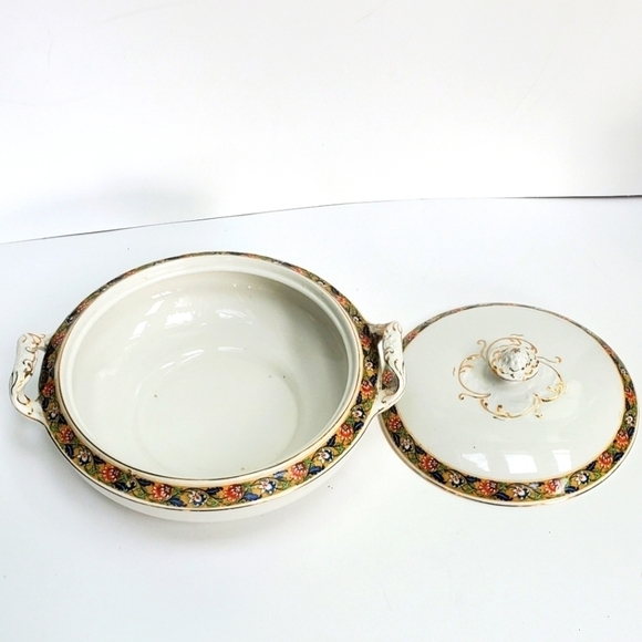 Vintage Alfred Meakin "The Hebrides" 2 Handle Soup Tureen - Picture 5 of 8